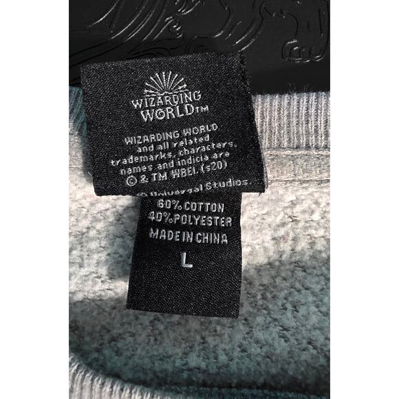 Harry Potter Gryffindor Universal Studios Crew Neck Sweatshirt Grey Size Large - Picture 5 of 6